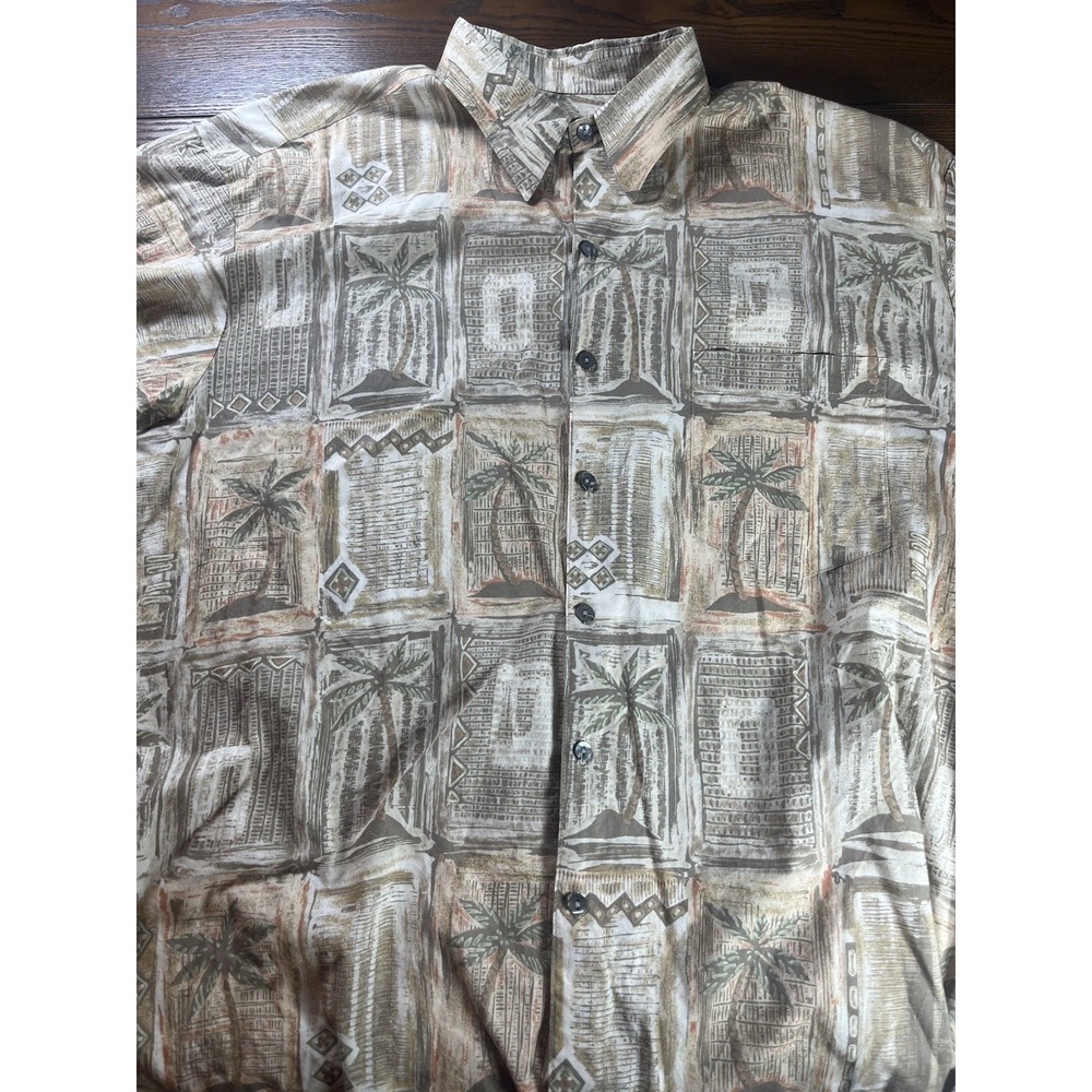 Men's TORI RICHARD Honolulu Sz XL Button-Up Tropical Print Made In USA Shirt